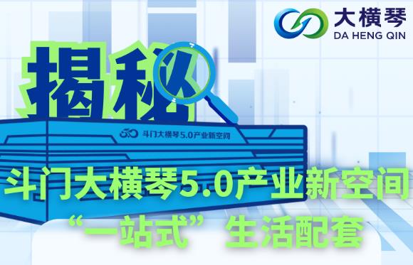多圖直擊！揭秘斗門大橫琴5.0產(chǎn)業(yè)新空間“一站式”生活配套